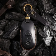 First layer cowhide Mercedes-Benz c260l key Cover a200l Bag gla Buckle glc Car glb220 Shell gle350/e