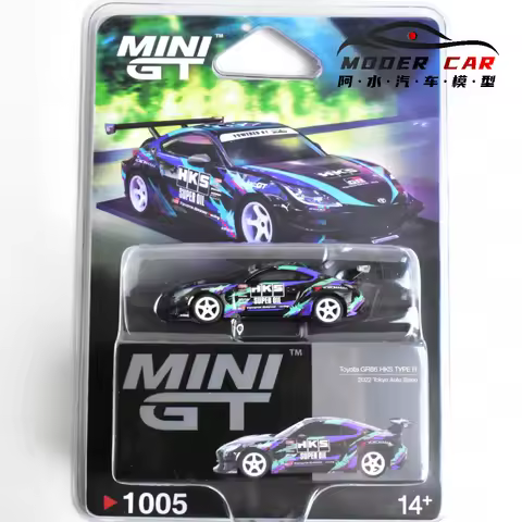 MINIGT TSM 1005 1:64 Souvenir GR86 HKS Display Diecast Model Car
