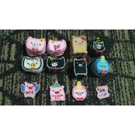 Flannel pig embroidery application per pc