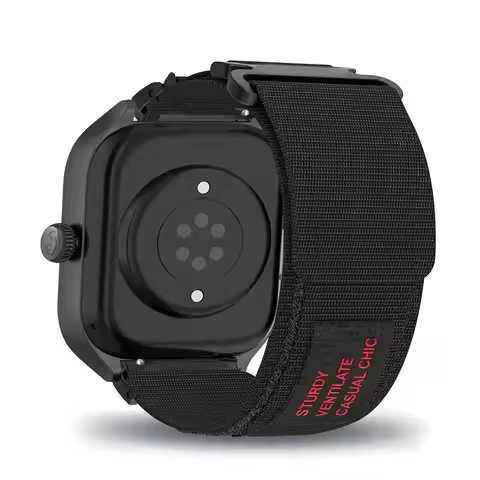 Nylon Velcro Bands for Amazfit GTS 4/GTS 4 Mini/GTS 3/GTS 2/GTS 2 Mini/GTS 2E/GTS Strap for Men and 