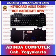 Asus TUF FX504 FX505DD FX505DT FX505DU FX505DV FZ80 RGB Backlight 8 Pin Keyboard