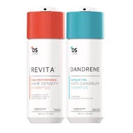 Dandrene Anti Dandruff Shampoo & Revita Shampoo - Exfoliating Shampoo for Itchy Scalp & Dry Scalp, D