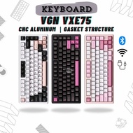 VGN VXE75 CNC Aluminium 75% Gasket Tri-Mode Mechanical Keyboard Fully Build