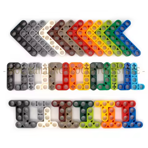 High-Tech Parts 60484 32140 32526 Liftarm Thick T / L-Shape Building Blocks Bricks DIY Mechanical En