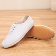 White Sneakers Small White Shoes White Net Shoes Men's Canvas Shoes Gymnastics Performance Shoes Mor