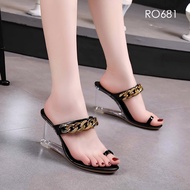 Women's flip-flops, mica wedge sole ROSATA RO681 - 7p - Black - BKSTORE