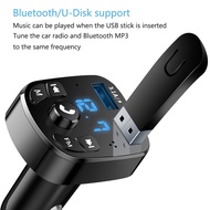 ‘；【= Car Mp3 Player Dual Usb Fast Charger Fm Bluetooth Receiver Bluetooth Compatible 5.0 Fm Transmitter Usb Flash Drive Plug Car Kit