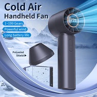 cooling fan Portable Handheld mini fan portable fan usb fan strong wind Turbo Fan 199 Speed USB Rech