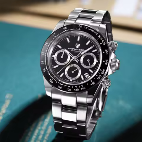 New PAGANI DESIGN PD1644 Luxury Men's Quartz Watch Automatic date Wristwatches Sport 100m Waterproof