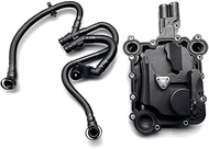 06E103547AB Engine Crankcase Vent Valve and Hose Tube Replacement Compatible with Audi Q7 A8 Q5 S4 A