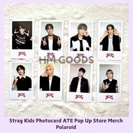 Stray Kids Photocard ATE Pop Up Store Merch Polaroid - Bangchan LeeKnow Changbin Hyunjin Han Felix S