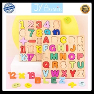 Board Game Wooden Toy ABC Toy Puzzle ABC Puzzle 123 Math Toys ABC learning for Kid Mainan ABC Mainan
