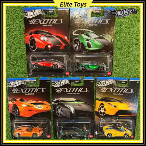 In Stock 2026 New Hot Wheels Silver Series Exotics Ferrari Laferrari Pugani Lamborghini Veneno Colle
