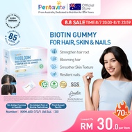 【Amelia's Favourite】Pentavite Hair Care Gummy (60 Gummies) Biobloom Mixed Coconut With Flaxseed Oil 