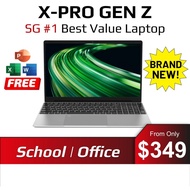 XPro Gen Z Laptop - 15.6 Inch Laptop - Intel Celeron 3855U - Budget Laptop - 512GB SSD - Premium Bra