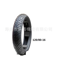 Tayar Tanpa Tiub Lumba Motosikal 120/80-16 Pengeluar Borong Tayar Tanpa Tiub Tahan Haus Anti-Slip Ta