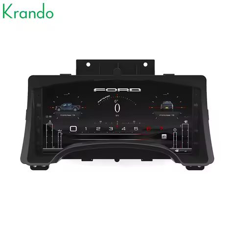 Krando 12.3" Car LCD Dashboard For Ford Ford Raptor F150 2009-2012 Speedometer Digital Instrument Cl