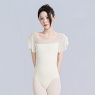 Adult Ballet Mesh Nylon Flying Sleeve Onesie