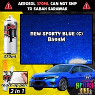 Honda Civic Paint 11th 2021-2022 { B593M New Sporty Blue } Touch Up Pen Car Spray Repair Tool Cat Ke