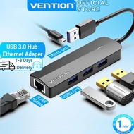 Vention USB HUB USB3.0 Lan 1000Mbps Ethernet Adapter USB to RJ45 Ethernet Card High Speed Wired Netw