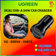 UGREEN Car Charger Adapter 4.8A- 12V USB Car Charger - UG-ED018-50875