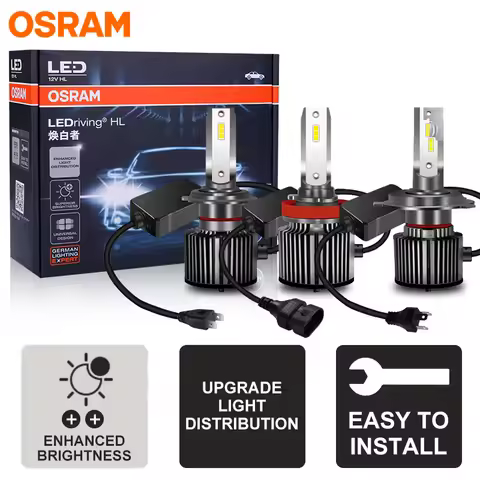 OSRAM H4 H7 H11 Led Headlight Bulbs H8 9005/HB3 9006/HB4 Fog Lights 6000K 12V 50W CANbus Car Lamps W