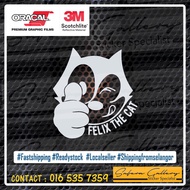 felix the cat sticker cutting / sticker potong felix the cat