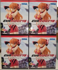 SEGA EVA Racing 明日香 Figure 新世紀福音戰士 明日香 賽車女郎造型figure