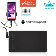 HUION Inspiroy H640P Graphics Drawing Tablet with 8192 Levels Battery-Free Pen 6 Shortcut Keys HUION