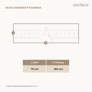 3P9U9- Alawiyahijab - Nuha Shimmer Shawl (Pashmina Silk Shimmer)