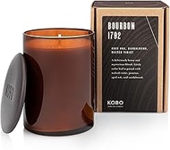 KOBO Bourbon 1792 Scented Candle (15 oz) | 100% Pure Soy Wax Candles | Jar Candle Hand-Poured in USA