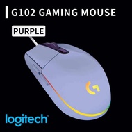 Logitech | Logitech G102 Gaming Mouse 8000 DPI Adjustable 20M Clicks RGB Backlit 6 Programmable Butt