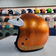 62MM ADA STOCK > READY STOCK > 2025 HELMET SGV TRANDY BARU OREN / GREEN / BLUE / PURPLE 60CM SGV99 O