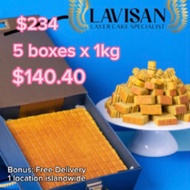 5 boxes x 1 kg Lavisan Premium Layer Cake Kueh Lapis