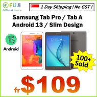 Samsung Tab Pro / Tab A 9.7 / Anrdoid Tablet / Sim / Wifi / Latest Android 11 / Support All Apps / Local SG Seller / Fast Shipping / Refurbished