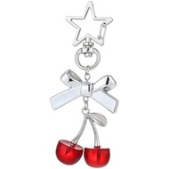 Cherry Keychain Cute Y2k Aesthetic Grunge Bag Chs For Women Jewelry