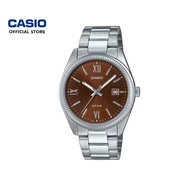 Casio General MTP-1302DD-5AV Silver Stainless Steel Band Men Watch