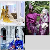 prelove baju pengantin lelaki dan perempuan