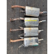 (USED)PROTON WIRA ORIGINAL EXHAUST MUFFLER STANDARD SINGLE TIP