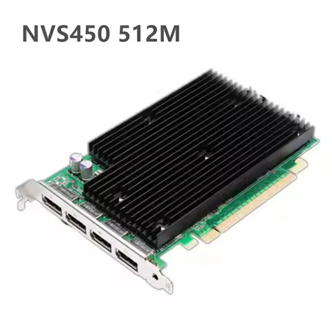 For NVIDIA Quadro NVS450 512MB GDDR3 4*DP Video Graphics Card 492187-001 490565-001 100% Tested Fast