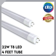 LED T8 22W 30PCS PER BOX GLASS TUBE (DAYLIGHT) 6500k