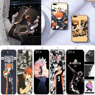 OPPO A56 OPPO A77 F3 R9 R9S A79 A98 5G A38 A16K X3 Lite X3 Neo F1 Plus Find X3 X3 Pro Q29 Anime Haikyuu Volleyball Soft black phone case