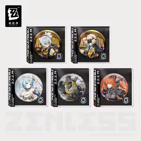 Genuine ZZZ Obol Squad Badge 75MM Tinplate Brooch Badges Soldier 11 Trigger Orphie Seed Badges Cospl