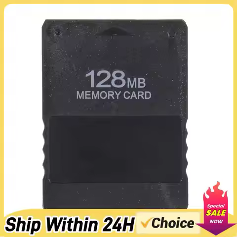 For PS2 128MB Game Card Game Memory Card Game Storage Card Gaming Memory Card for Sony Playstation 2