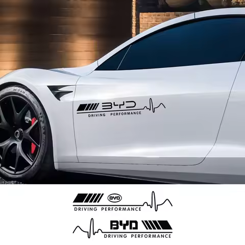 Car Door Side Sticker Auto Accessories For BYD F3 E6 Yuan Plus Atto F0 G3 I3 Ea1 Song Max Tang Dmi 2