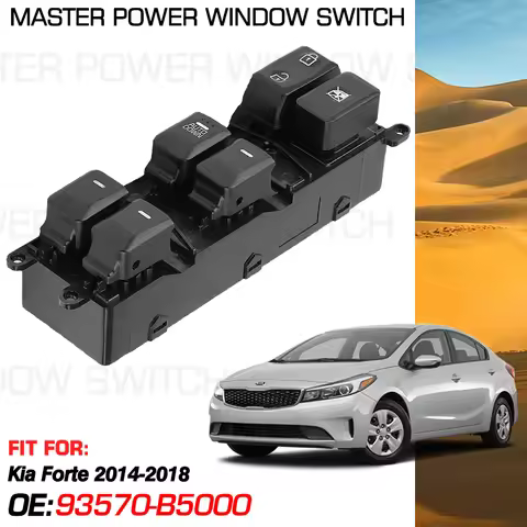Electric Master Window Control Switch 93570-B5000 18 Pins For Kia Forte 2014 2015 2016 2017 2018 4 D