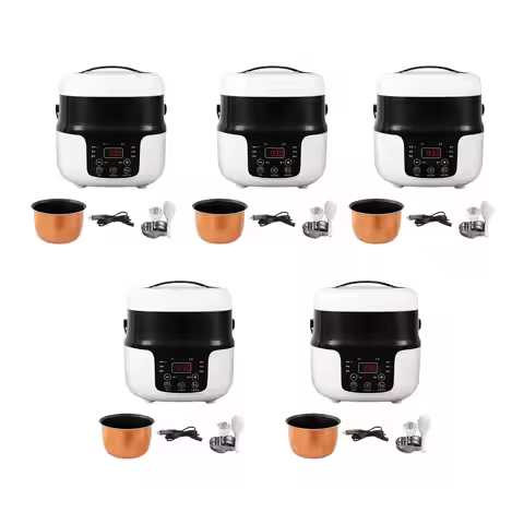 Travel Rice Cooker Keep Warm Mini Rice Cooker for Vehicle Auto Camping