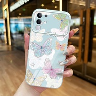 Casing hp for VIVO Y29 4G Y300T 5G T4X 5G Case Butterfly Fairycore Aesthetic protective New soft sil
