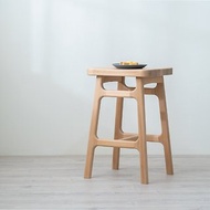 厚片吐司凳 - 手工原木吧台椅/高腳椅