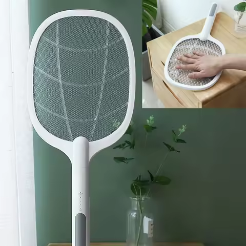 3000V Electric Mosquito Killer Swatter USB Rechargeable Electric Household Safety Mosquito Killer An